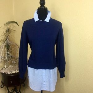 H & m conscious Navy Sweater